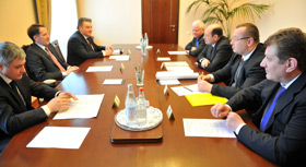 Рабочая встреча с главой компании «Автодор» и губернатором Воронежской области