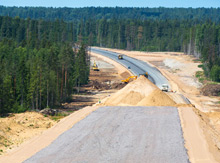 Автодорога М-11 «Нарва» на участке подъезд к морскому порту Усть-Луга: реконструкция